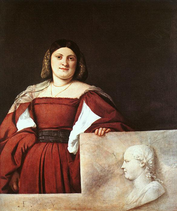  Titian Portrait of a Woman called La Schiavona